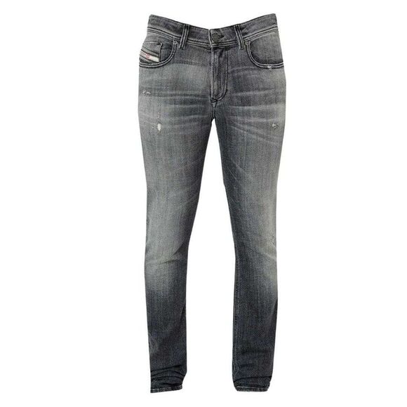 Diesel Mens Sleenker Skinny Jeans / Gray